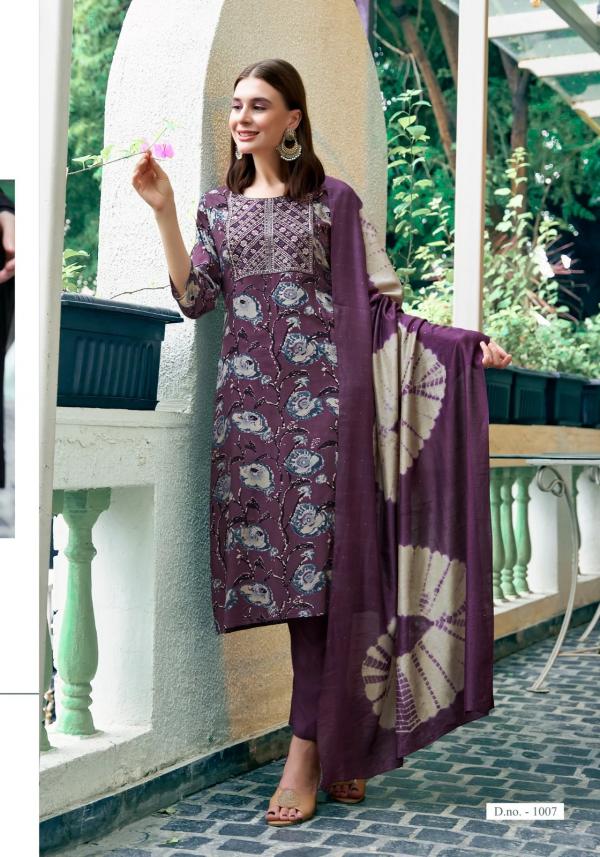 Mystic 9 Sabri Vol 1 Rayon Kurti Bottom With Dupatta Collection